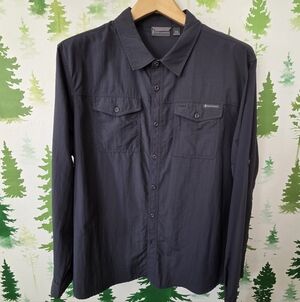 Free Country Navy Button-Up Shirt